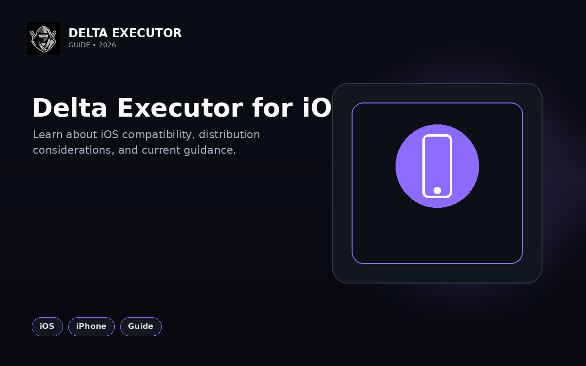 Delta Executor iOS illustration
