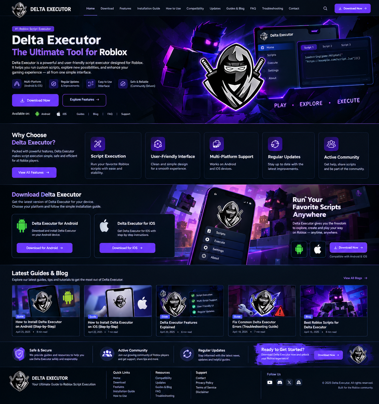 Delta Executor iOS: Compatibility & Installation Guide visual
